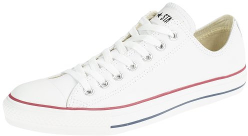 Converse All Star Low Leather Trainers Optical White - 4.5 UK