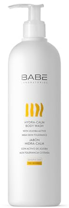 Laboratorios Babé - Jabón Corporal Hidra-Calm 500 ml | Gel Corporal Suave con Manzanilla y Bisabolol | Hidratante, Calmante, Confort Instantáneo para Piel Sensible y Delicada | Respeta el pH