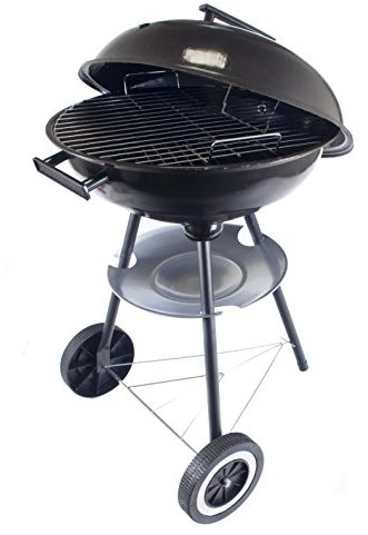 HAPPY-GREEN A09340 Grill a Sfera, Nero, 43 x 20 x 43 cm