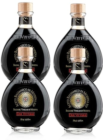 Due Vittorie Gold Balsamico-Essig aus Italien aus Balsamico importiert 250ml (Packung mit 4)