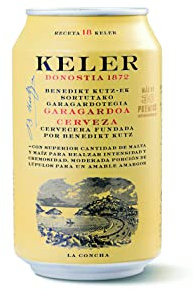 Keler | Cerveza Refrescante | Cremosa | Paquete de 24 Latas x 33 cl | Total de 7920 ml