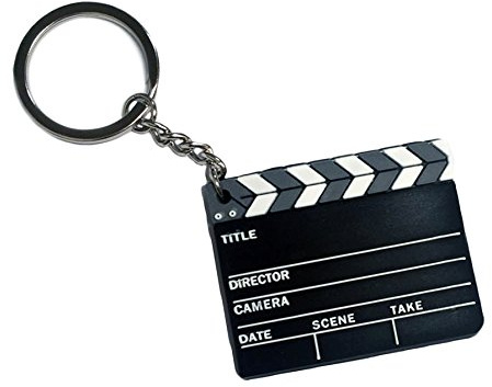 trad Keychain Ciak Film