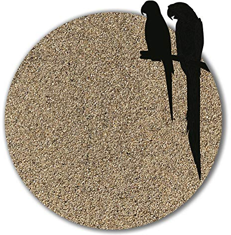 12 kg Vogelsand beige keimfrei qualitativ hochwertig Bodengrund für Käfige ohne Zusatzstoffe wie Anis und Grit (mittel)