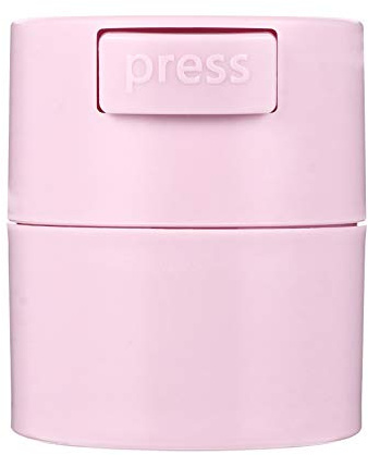 Lurrose Mode Wimpernverlängerung Klebstoff Aufbewahrungsbox Kunststoff Wimpernkleber Kleber Aufbewahrungsgefäß （ Rosa ）