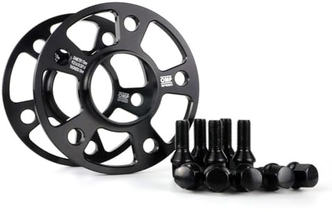 OMP Speed Juego de 2 Separadores Doble Centrado/Doble Fijación Grosor: 10mm PCD: 5x130 CB: 71.6 OD: 170 Tornillo x10 M14x1.5 Negro Aluminio - OMPS09051001