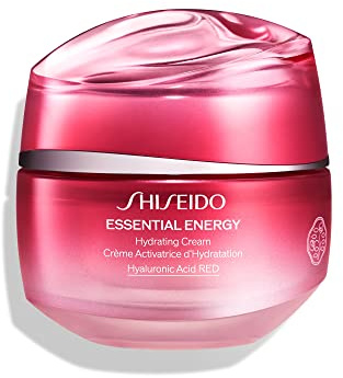 Shiseido Essential Energy Hydrating Cream - 50 mL - Visibly Reduces the Look of Pores & Fine Lines - With Hyaluronic Acid - 24-Hour Hydration - Vegan - All Skin Types