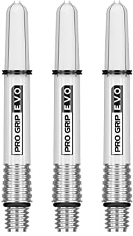 Target Pro Grip Evo Aluminium Dartschäfte und Nylon Obere Hälfte Schäfte Dartpfeil