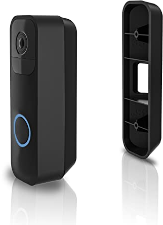 HOLACA Soporte de cuña para placa de pared fuerte y adherente para timbre de video Blink, VHB para timbre de puerta parpadeante, material ABS duro (35°)