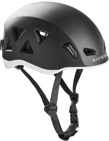 BLACK CREVICE Skitourenhelm MATREI I Skihelm mit Belüftungslöchern I Anpassbarer Tourenhelm I Helm mit Innenfutter & Kinnpolster I Atmungsaktiver Herren & Damen Helm I Perfekter Schutz
