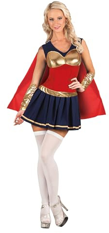 Ciao Super Hero Girl Wonder Angel disfraz disfraz niña mujer adulto (Talla única 40-42)