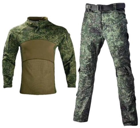 ZMIN Paintball Arbeitskleidung Taktische Hosen Militär Uniformen Tarn Kampfhemden Cargo Hosen + Pads Armee Anzüge CP Sets elastic long suits XS