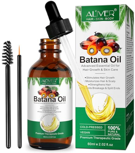 Batana Huile Pour Croissance Des Cheveux, 60ml Naturelle, Soins Du Cuir Chevelu, Sain