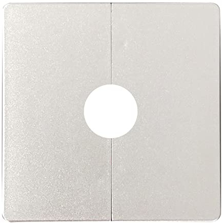 Flangia divisa a parete Piastra quadrata per tubo acqua Coperture murali Riservato Foro di perforazione Pannello Decorazione per fili Rubinetti Tubi Copertura per tubi Flangia divisa a parete
