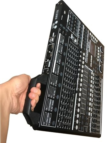 Mesa de Mezclas DJ, Potente controlador DMX ultrafino 1024, consola DMX512 adecuada for luz con cabezal móvil, serie de luces Par, equipo de iluminación de escenario(3000W)