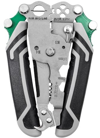Nicear Pince Multifonction Dénudeuse Crique 18 En 1 Pince Dénudeuse Pliable Coupe Fils Électrique Outils Électriciens Coupe Fils Électrique Outil Dénudage De Câble