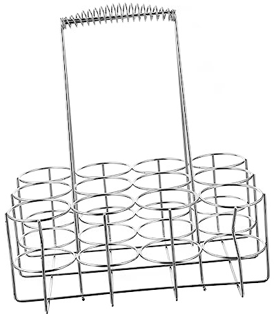 VERDANVERSE Cesta De Cerveza Asa De Metal para Transportar Botellas para Fiestas y Uso Al Aire Soporte para Bebidas y Almacenamiento De Botellas