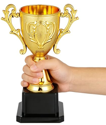 SSIMIDAPT Mini Trophées Dorés Trophée Récompense Enfant trophée Football pour Le Sport l'École Les Compétitions Cadeaux de Fêtes Anniversaires