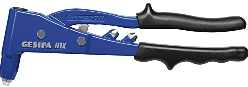 Gesipa Rivet Gun NTX/F Aluminium Die-Cast, 7050054.0,Blue