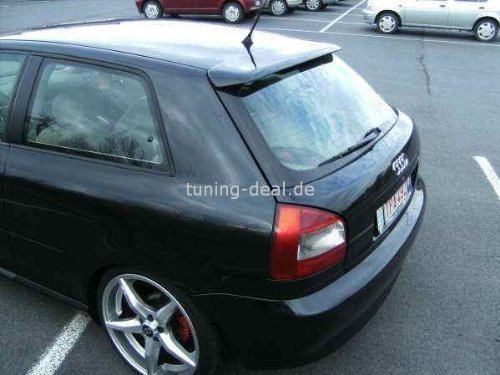 ProTuning Heckspoiler Audi A3 8L S-Line 2003 Schwarz lackiert Faserverstärkter Kunststoff (FRP) Einschraubbar Rear