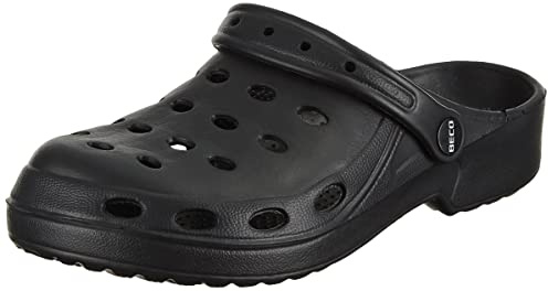 BECO Beermann GmbH & Co. KG Unisex damkläder – 90751 träskor, Svart svart 0-42 EU