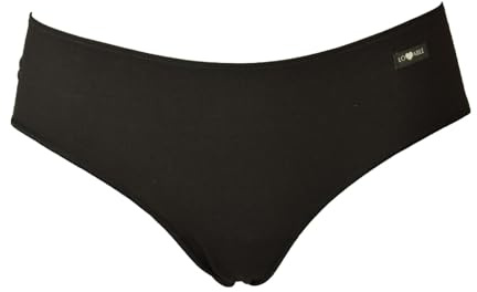 LOVABLE Invisible Culotte, Donna, Nero, 38 (Taglia Produttore:S), in Cotone