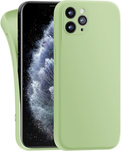 MyGadget Case for iPhone 11 Pro Max - Cover Ultra Thin TPU - Soft Touch Rubber & Anti-Scratch Shell - Flexible Silicone - Matte Green