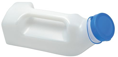 Urinflasche mit Griff 1 Liter, milchig