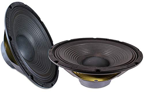 Skytronic 12-Inch Professional Woofer Speaker Drivers – 2-Pack 700W Peak Power Replacement Subwoofers with 8-Ohm Impedance and Durable Construction for PA Systems and Custom Audio Projects