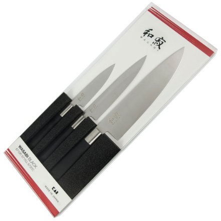 Kai-wasabi 67S 300-noir-lot de 3 pièces: 6710P, 6715U 6720C