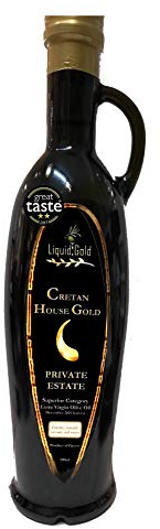 Greek extra virgin olive oil from Crete, House Gold, early harvest, cold pressed, great taste award, 500 ml