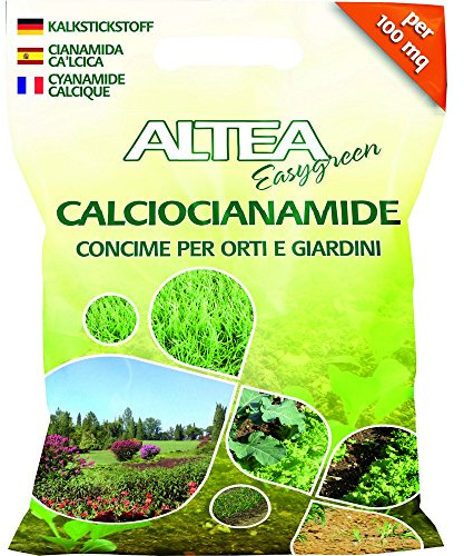 ALTEA Calciocianamid mikrogranulär gödselmedel 5 kg för grönsaker, blommor, gräsmattor