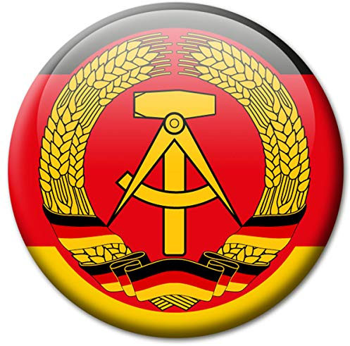 Kühlschrankmagnet DDR Flaggen Magnet Länder Souvenir Ost Nostalgiker Flagge für Kühlschrank stark groß 50 mm