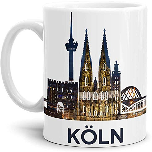 Köln-Tasse Skyline - Kaffeetasse/Mug/Cup - Qualität Made in Germany