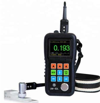 Graigar UM-5DL Handheld Portable Ultrasonic Thickness Gauge Tester Meter A&B Scan Portable Thickness Tester Measuring Range 0.50mm to 508mm with TC510 Probe through Paint/Coatings & Data Logger