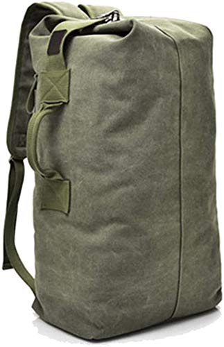 NC Taktische Militär Seesack, Canvas Rucksack, große Kapazität Reisen, Camping, Wandern, Bergsteigen Tasche