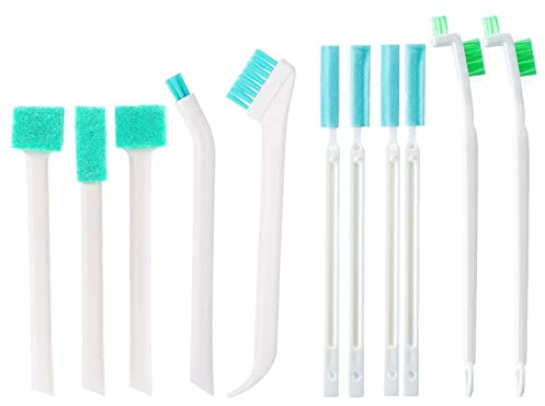 11Pcs Tiny Cleaning Brush Set Small Household Cleaning Brushes Kit 8-in-1 Detail Cleaning Brush Bottle Cap Brush Tool for Small Holes Corner Space Keyboard Bottle Tile