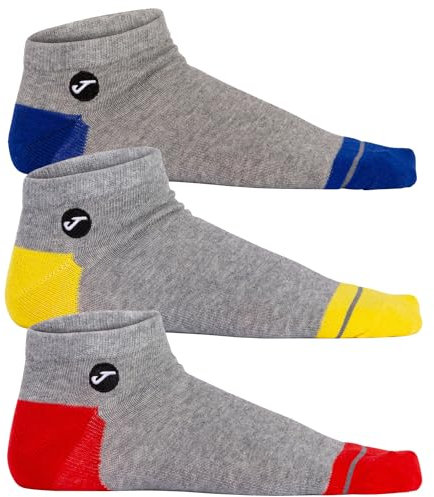 Joma Gark 3PPK Socks 400978-000, Unisex socks, grey, 43-46 EU