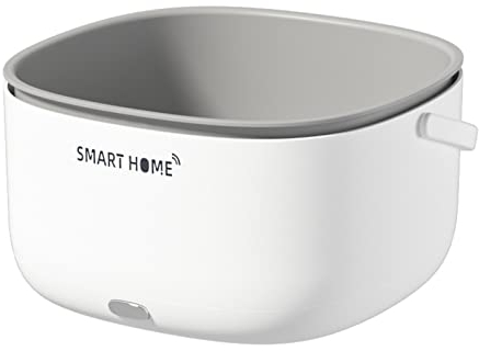 Samnuerly Fruit and Vegetable Washer Ultrasonic Washing Basket Ultrasonic Cleaner Machine for Fruit and Vegetable Mute Food Purifier with Draining Basket Battery Powered