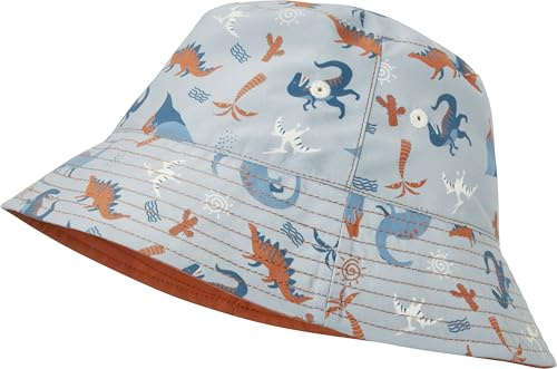 Playshoes Sombrero de protección UV, Dino Allover, 53