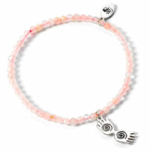 Harry Potter Stone Bracelet With Sterling Silver Charm Luna Glasses