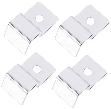 FRCOLOR 4stücke Edelstahl Aquarium Abdeckung Robuste Unterstützung Für Glasdeckel Geeignet Für Fisch Gras Und Schildkrötenbecken Für Wärmeisolierung Und Stabilen Halt