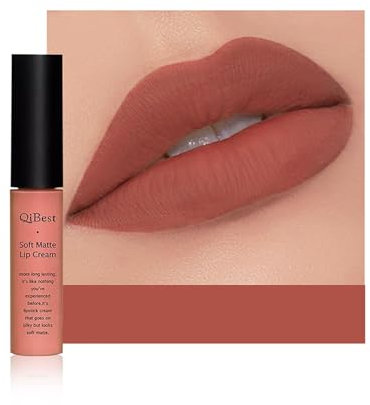 Anifer Velvet Matte Flüssiger Lippenstift Make-up, langanhaltend und wasserfest, haftet nicht am Becher, Lipgloss (Nude Braun 625)