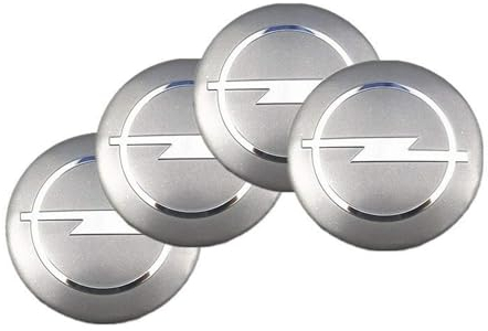 NOLLAM 4 Stück Nabendeckel für Opel 65mm Radnabendeckel Felgendeckel Radnabenkappen Felgenkappen Nabenkappen Wheel Caps Radnabenabdeckung