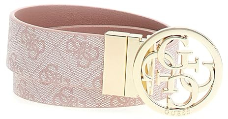 GUESS Gürtel Noelle Nolana Belt W75 Dusty Rose altrosa kürzbar wendbar