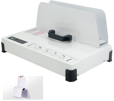Naturalpowev Thermal Binding Machine, Electric Heat Binding Device with Cooling Slot, A6/A5/A4/A3(Short Edge) Heat Binding Machine for Document, Script, Booklet