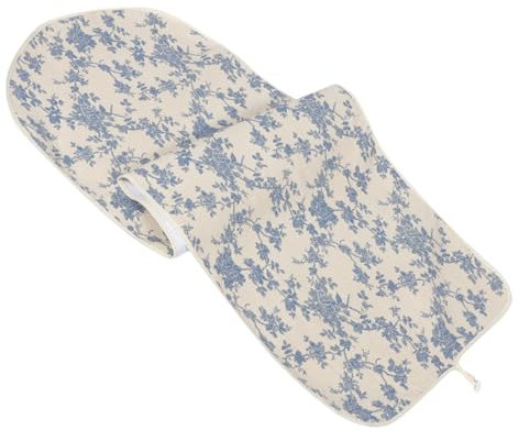 ANDRESLAD Juego De Funda Y Almohadilla para Tabla De Planchar Protector De Lona Patrón De Tabla De Planchar Fácil De Usar
