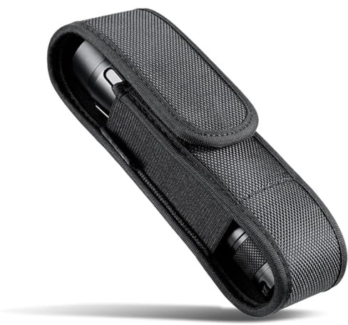 Aililong Taschenlampe Holster - Taktische Taschenlampe Tasche für Gürtel mit Klettverschluss - Nylon Taschenlampe Halter Abdeckung - Geeignet für Taschenlampen von 12-15,5cm & Messer Holster.
