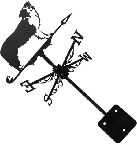YARNOW Girouette Forme de Indicateur de Direction du Vent pour Décoration de Jardin Girouette Décorative