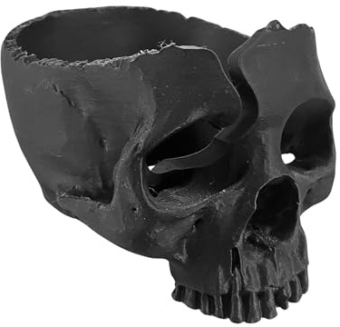Large Skull Yarn Bowl by CozyCrochetCo™– Funny Crochet Bowl for Yarn, Knitting and Crocheting Gift, Yarn Holder with Unique Skull Design, Perfect Gifts for Knitters and Crocheters