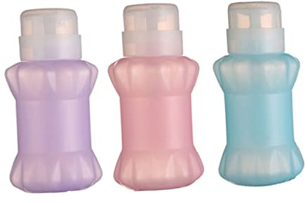 PACKOVE 3pezzi Rimozione Bloccabile in Plastica Per Rimozione Unghie Design Serratura Per Evitare Pressione Accidentale Utilizzabile Per Struccante e